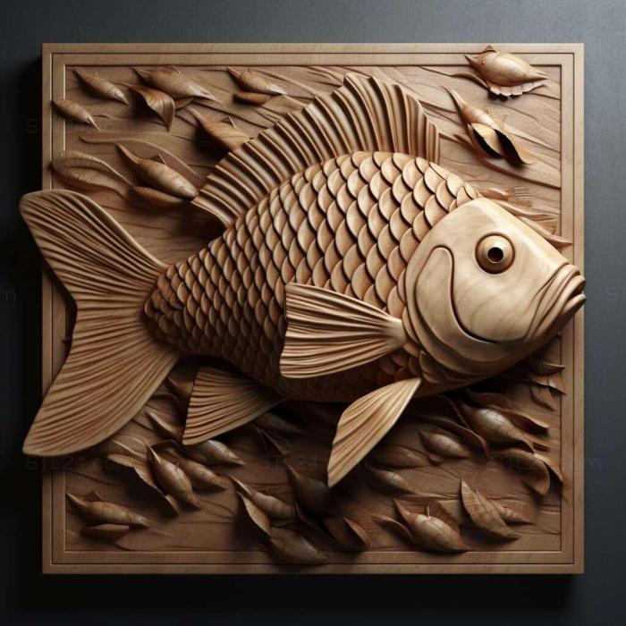 Nature and animals (Minor fish fish 1, NATURE_2793) 3D models for cnc